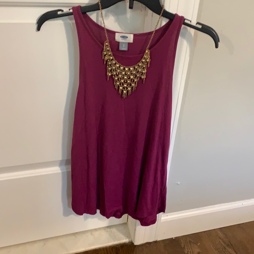 Old Navy Flowy High Neck Tank